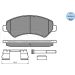 Bremsbelagsatz Fiat P. Ducato 06- Adowno— 2000Kg 025 244 6619/W2