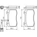 Bremsklötze SEAT,VOLVO,JAGUAR 0 986 494 367