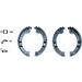 Handbremsbacken Chrysler Voyager 00- 180 30 91069600 Handbremsbacken Chrysler Voyager 00- 180 30 91069600
