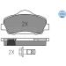 Bremsbelagsatz Peugeot P. 301/308 1,2-2,0 12 252525118 Bremsbelagsatz Peugeot P. 301/308 1,2-2,0 12 252525118
