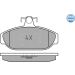 Bremsbelagsatz Volvo S. 740-780 025 212 6617 Bremsbelagsatz Volvo S. 740-780 025 212 6617