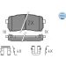 Bremsbelagsatz Kia T. Carnival 05- Mit Sensor MEYLE-ORIGINAL: True to OE 025 245 5915/W