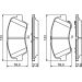 Bremsklötze HYUNDAI,KIA 0 986 494 712 Bremsklötze HYUNDAI,KIA 0 986 494 712