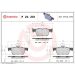 BREMBO Bremsklötze HA FORD Galaxy, Mondeo 15 PRIME LINE P 24 201 BREMBO Bremsklötze HA FORD Galaxy, Mondeo 15 PRIME LINE P 24 201