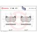 BREMBO Bremsklötze VA P 85 177 BREMBO Bremsklötze VA P 85 177