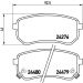 BREMBO Bremsklötze HA P 30 033 BREMBO Bremsklötze HA P 30 033
