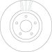 Bremsscheibe Jaguar P. Xk 4.0-4.2 96-14 DF4219S