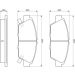Bremsklötze HONDA,ROVER 0 986 424 289