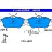 Bremsbelagsatz Vw P. T4 90-03 13.0460-2838.2 Bremsbelagsatz Vw P. T4 90-03 13.0460-2838.2
