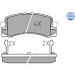 Bremsbelagsatz Toyota T. Avensis 97-01/Corolla E11 -01/Camry 01- Mit Sensor MEYLE-ORIGINAL: True to OE 025 200 7615/W Bremsbelagsatz Toyota T. Avensis 97-01/Corolla E11 -01/Camry 01- Mit Sensor MEYLE-ORIGINAL: True to OE 025 200 7615/W