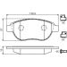 Bremsklötze PEUGEOT,CITROEN,VOLVO 0 986 494 602