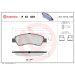 BREMBO Bremsklötze HA P 61 091