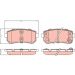 Bremsklötze HA HYUNDAI Accent,i30,KIA Rio 05 COTEC GDB3421