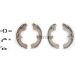 Bremsbacken Toyota Corolla 92 91043100 Bremsbacken Toyota Corolla 92 91043100