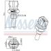 NISSENS Sensor, Kühlmitteltemperatur 207076 NISSENS Sensor, Kühlmitteltemperatur 207076