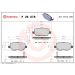 BREMBO Bremsklötze HA P 28 078