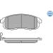 Bremsbelagsatz Fiat P. Sedici/Suzuki Sx4 06- Mit Sensor 025 242 8016/W Bremsbelagsatz Fiat P. Sedici/Suzuki Sx4 06- Mit Sensor 025 242 8016/W