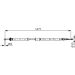 Handbremsseil re FIAT Panda 4x4 04 1987477970 Handbremsseil re FIAT Panda 4x4 04 1987477970