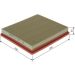 Luftfilter OPEL,SAAB,CHEVROLET,BUICK F 026 400 111