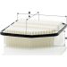 Mann & Hummel Luftfilter PKW TOYOTA Rav4 II, Lexus IS 200d C 24 007