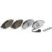 BREMBO Bremsklötze Xtra VA AUDI A3 VW Golf 12 XTRA LINE P 85 131X