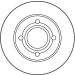 Bremsscheibe Vw T. A80/90 Quatr DF1536 Bremsscheibe Vw T. A80/90 Quatr DF1536