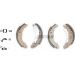 Bremsbacken Peugeot 206 91053800