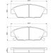 Bremsklötze HONDA,ROVER 0 986 424 289