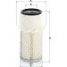 Mann & Hummel Luftfilter LKW CASE, HITACHI, KUBOTA C 934 X