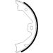 Handbremsbacken Rover 75 91060300 Handbremsbacken Rover 75 91060300