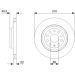 Bremsscheibe HA AUDI,SEAT,SKODA,VW 0 986 479 303 Bremsscheibe HA AUDI,SEAT,SKODA,VW 0 986 479 303