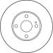 Bremsscheibe Mazda S. 323 DF2702 Bremsscheibe Mazda S. 323 DF2702
