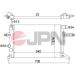 JPN Kühler, Motorkühlung 60C9032-JPN