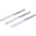BGS Nylonbürste 8 mm Antrieb Außensechskant 6,3 mm (1/4 ) 3-tlg 3078-8-N