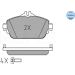 Bremsbelagsatz Db P. W205 2.0-2.2 14 025 220 3219