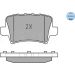 Bremsbelagsatz Honda T. Civic 06- Mit Sensor 025 240 8615/W Bremsbelagsatz Honda T. Civic 06- Mit Sensor 025 240 8615/W