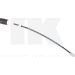 Seilzug, Feststellbremse Vw T. A80 85-91 Le 904746