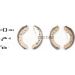 Bremsbacken Honda Accord 1.6 98-02 91055200 Bremsbacken Honda Accord 1.6 98-02 91055200