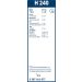 Bosch Heckscheibenwischer H240 3397011677 Bosch Heckscheibenwischer H240 3397011677