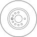 Bremsscheibe Opel P. Vectra TRW SINGLE DF2778S Bremsscheibe Opel P. Vectra TRW SINGLE DF2778S
