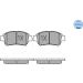 Bremsbelagsatz Toyota P. Yaris 1.0-1.5 99-05 Mit Sensor 025 233 4816/W Bremsbelagsatz Toyota P. Yaris 1.0-1.5 99-05 Mit Sensor 025 233 4816/W