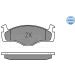 Bremsbelagsatz Vw P. Golf/Polo 94 252088717 Bremsbelagsatz Vw P. Golf/Polo 94 252088717