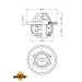 Thermostat, Kühlmittel EASY FIT 725089