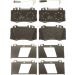 Bremsklötze VA SUV/LCV MERCEDES W203,W211,W220,R230,R171 98 COTEC GDB1543