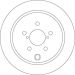 88 482 018 Bremsscheibe HA DF6503 88 482 018 Bremsscheibe HA DF6503