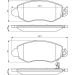 Bremsklötze FORD 0 986 494 047