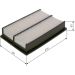 Luftfilter F 026 400 129 Luftfilter F 026 400 129