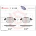 BREMBO Bremsklötze VA P 61 076 BREMBO Bremsklötze VA P 61 076