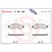 BREMBO Bremsklötze VA NISSAN Leaf 17 PRIME LINE P 56 120 BREMBO Bremsklötze VA NISSAN Leaf 17 PRIME LINE P 56 120