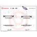 BREMBO Bremsklötze VA P 50 137